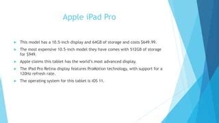 Tablet comparison | PPTX