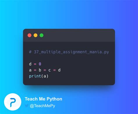 Multiple Assignment in Python 的图像结果
