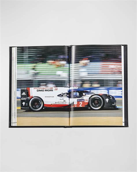 Graphic Image "The Story of Porsche" Leather Bound Book by Luke Smith | Neiman Marcus