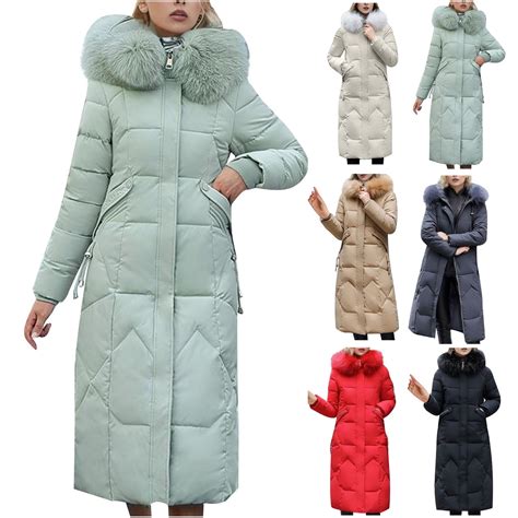 Brnmxoke Maxi Long Puffer Jacket for Women,Women's Waterproof Long ...