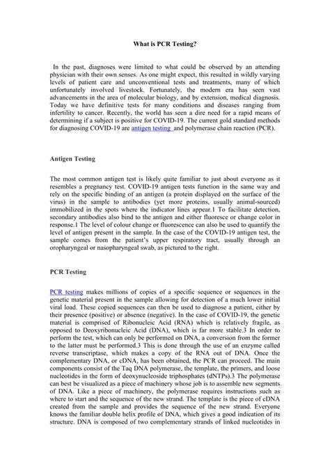 PCR Testing Definition 的图像结果