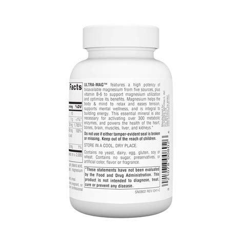 Source Naturals, Ultra-Mag, 60 Tablets – Maple Herbs