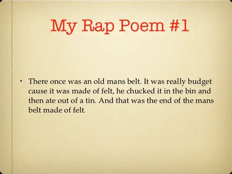 Best Rhymes For A Rap at Kathleen Campion blog