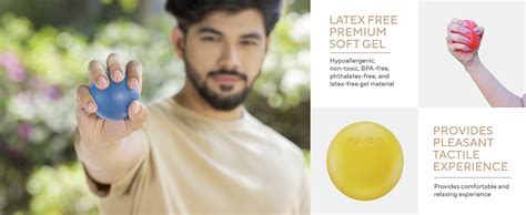 FOVERA Stress Relief Balls for Hand Therapy, Exercise, Arthritis ...