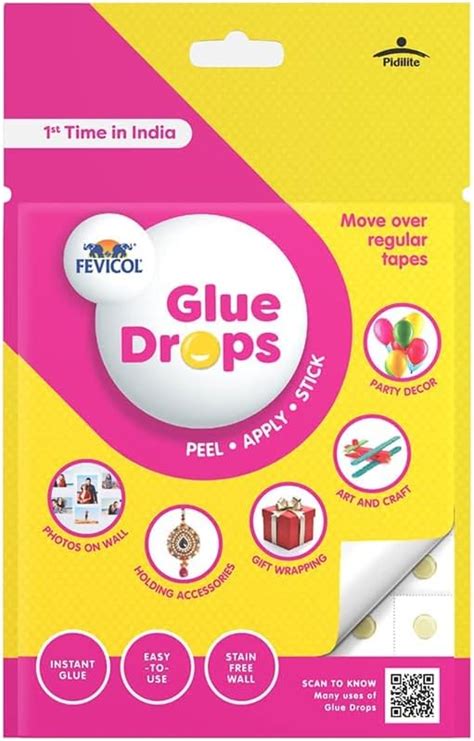 Pidilite Fevicol Multi Use Gluedrops Pack of 20 : Amazon.in: Home & Kitchen