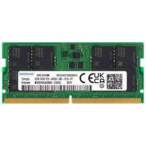 Amazon.in: Buy Samsung 32GB DDR5 4800MHz PC5-38400 CL40 SODIMM 2Rx8 ...