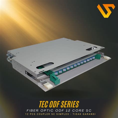 Jual Fiber Optic ODF/OTB 12 Core SC Lengkap Rackmount | ODF 12C SC ...