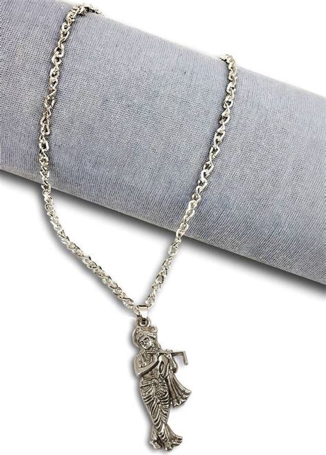 Utkarsh God Silver Lord Shri Krishna/Thakur Ji/Govinda With Basuri ...