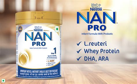 Buy NAN PRO Stage 1 Infant Formula Milk Powder for babies (Up to 6 ...