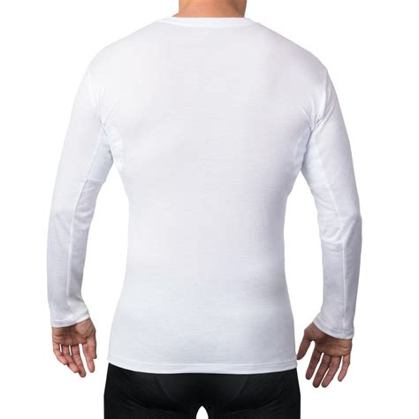 Men's Sweat Proof Long Sleeve Undershirt - Original Fit Crewneck ...