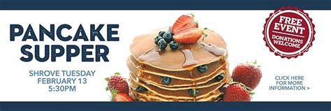 Pancake Supper - Shrove Tuesday at St. James Cathedral, St. James ...