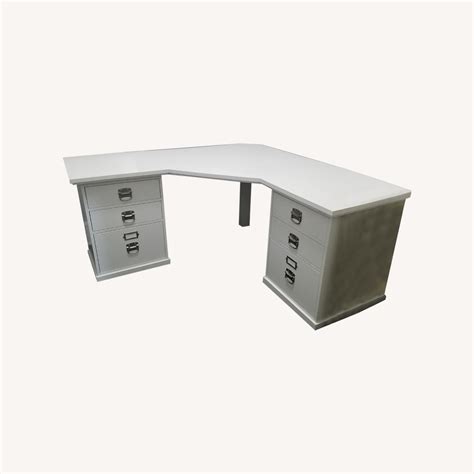 Pottery Barn Corner Desk - AptDeco
