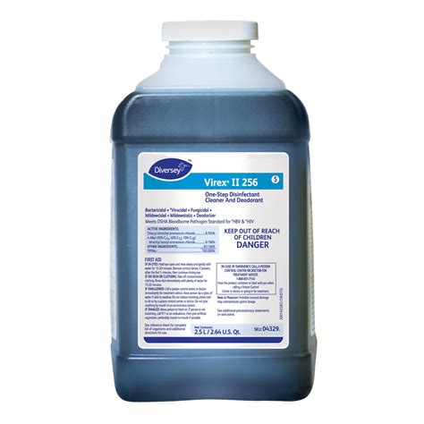 Virex® II 256 2.5 Liter One-Step Disinfectant Cleaner and Deodorant 04329
