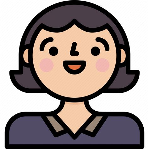 Female, girl, profile, woman icon - Download on Iconfinder