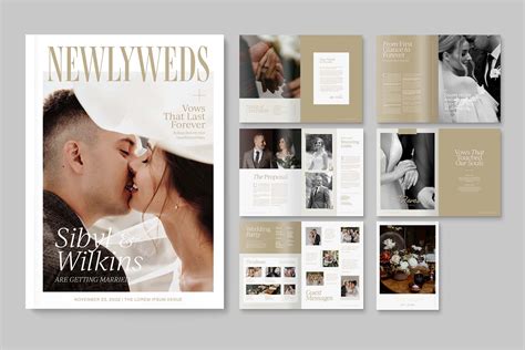 Wedding Day Magazine Template - BrandPacks