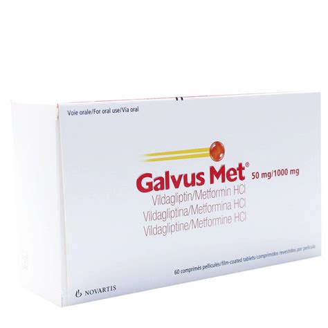 Galvus Met 50/1000mg Tablets, 60 Tablets - Asset Pharmacy