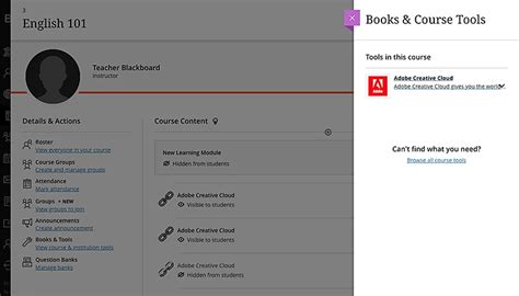 Integrate Adobe Creative Cloud with Blackboard Learn