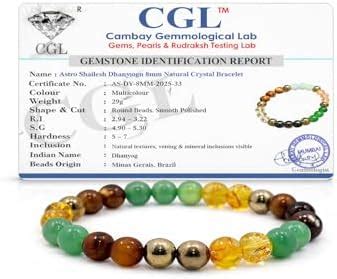 Buy ASTRO SHAILESH Dhanyog Money Magnet Bracelet - 5 Powerful Crystals ...