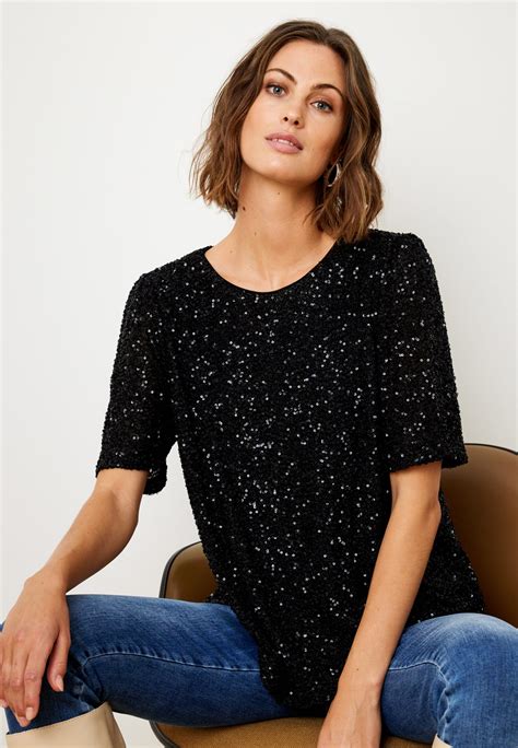 In Front Blus Bella Sona 999 Black - Best of Basic