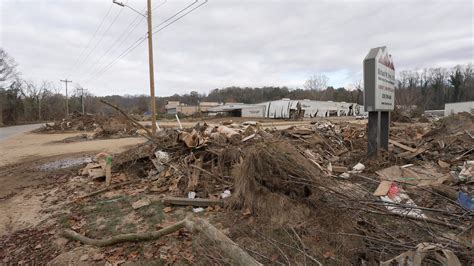 Work is underway along Swannanoa River Road in Asheville after Helene