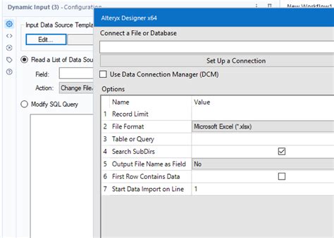 Image result for Directory Dynamic Input Alteryx Example