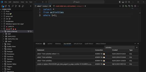 Image result for How to User SQL Developer Table Filter
