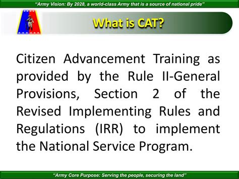 CITIZEN ADVANCEMENT TRAINING | PPTX