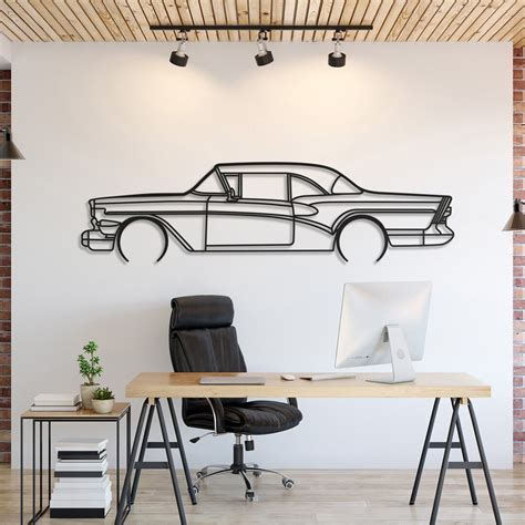 Metal Car Wall Art, Car Guy Gift, Car Wall Art, Metal Wall Art, Car Accessories, Metal Wall ...