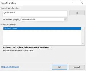 Image result for How to Use Get Pivot Data Function Excel