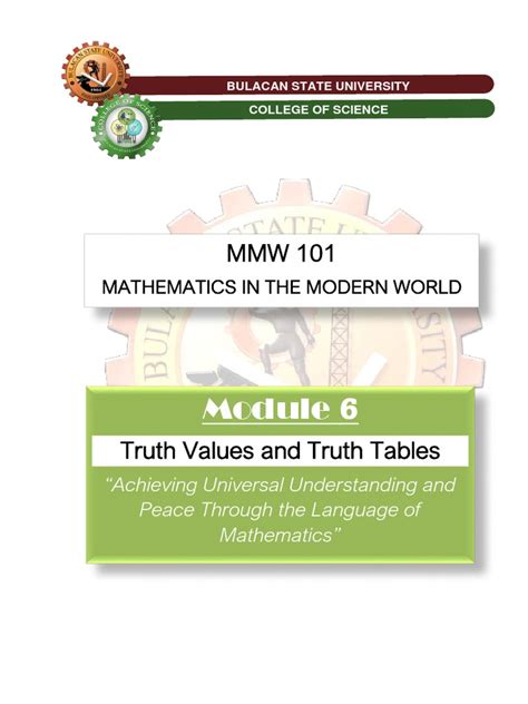 Truth Tables | PDF | Truth | Contradiction