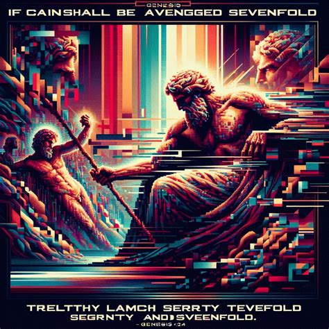 Genesis 4:24 Artwork | Bible Art