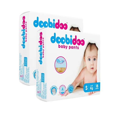 Buy Doobidoo Baby Pants Diapers- S Size (36 Count) - All Round Softness ...