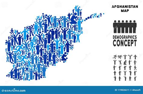 People Afghanistan Map stock vector. Illustration of afghanistan - 119826611