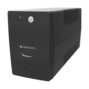 ZEBRONICS U735 600VA/360W Microcontroller Based UPS for Office ...