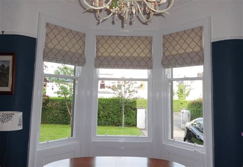 Roman Blinds for Bay Window