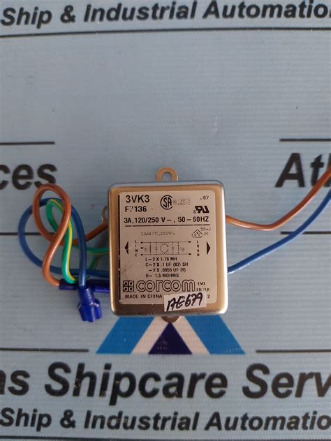 CORCOM 3VK3 F7136 EMI FILTER – Atlas Shipcare Services