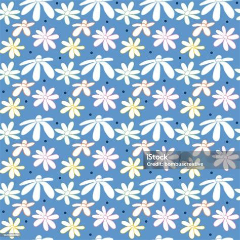 Spring Daisy Flower Pattern 的图像结果