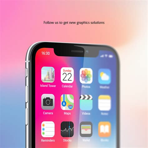 Phone App Mockups Set on Yellow Images Creative Store - 41313