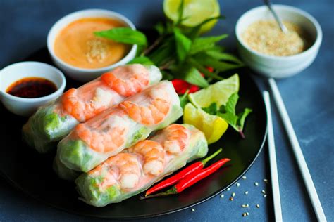 Image result for Vietnamese Fresh Spring Rolls