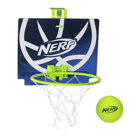 NERF Mini Over the Door Basketball Hoop - Nerfoop Indoor Basketball ...
