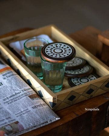 Mandala Coaster Pack of 4 | Salvage Range | Stain-proof | Handcrafted ...