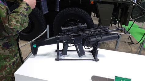 Japanese Howa Type 20 with underbarrel grenade launcher [2048x1152] : r ...