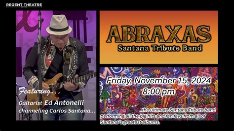 ABRAXAS: Santana Tribute Band Performing Santanas Beloved Hits & More ...