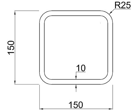 SHS 150x150x10 – Your Steel Standards & CAD File Hub