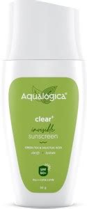 Aqualogica Sunscreen - SPF 50 PA+++ Clear+ Invisible Sunscreen with ...