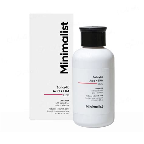 Minimalist Salicylic Acid + LHA 02% Cleanser (100ml) - Cureka - Online ...