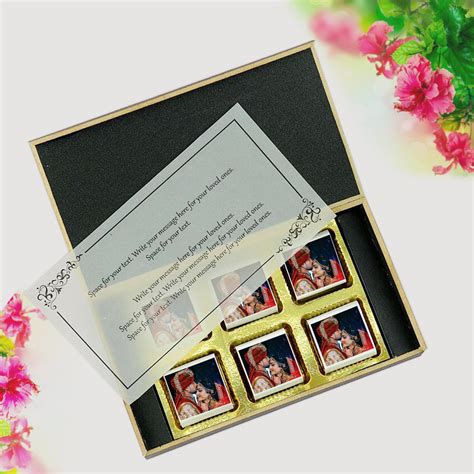 Name and photo Printed Customised Chocolate Wrappers