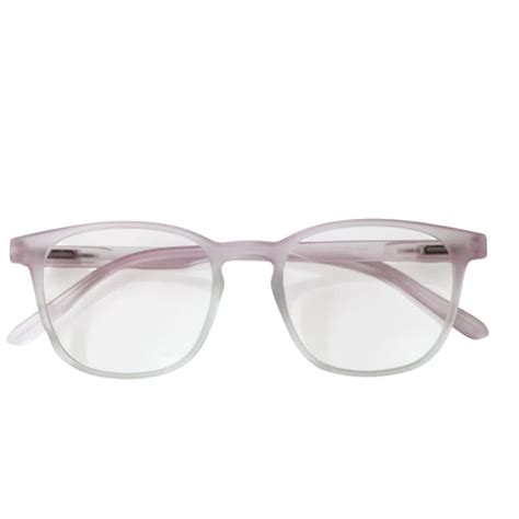 Transparent Pink two tone Square Blue Light Glasses – Glasses India Online