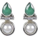 Silverwala 925-92.5 Sterling Silver Pearl, Ruby, Cubic Zirconia, Onyx ...