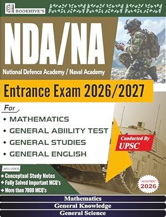 NDA/NA 2026-2027 (Set of 4 Books) National Defence Academy/Naval ...